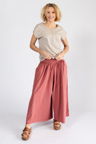 Surya Organic Cotton Palazzo Pants for Women