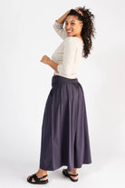 Surya Organic Cotton Palazzo Pants - right side view