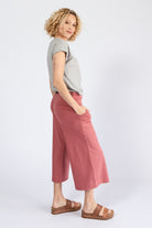 Surya Organic Cotton Cropped Freedom Pants - right side view