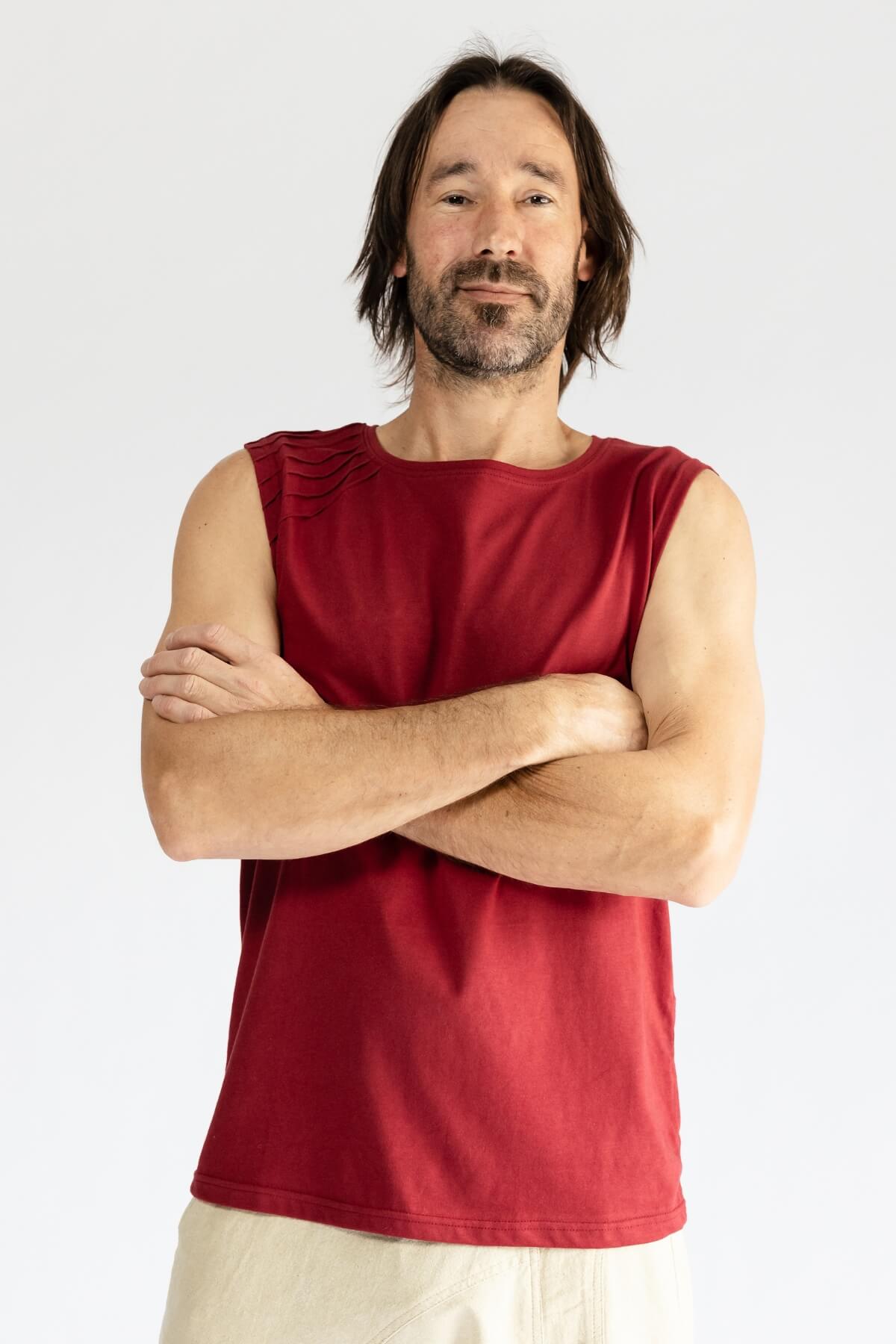 Surya Ethical Organic Singlet Tops for Men - generous sizing