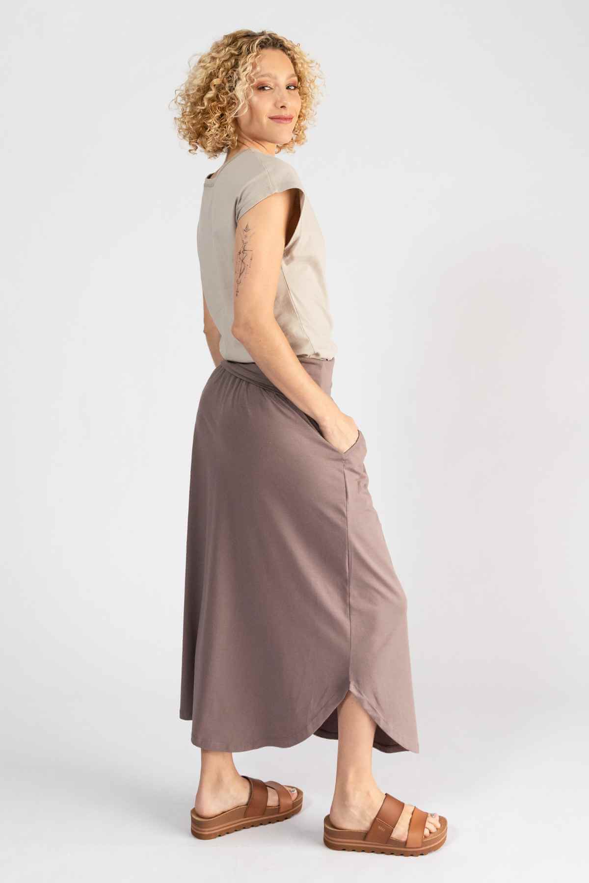 Surya Ethical Organic Madrid Skirt - right side view