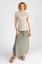 Surya Organic Cotton Madrid Skirt - Sage