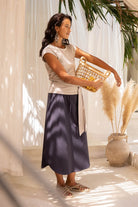 Surya Ethical Organic Cotton Madrid Skirt - on location in Bali