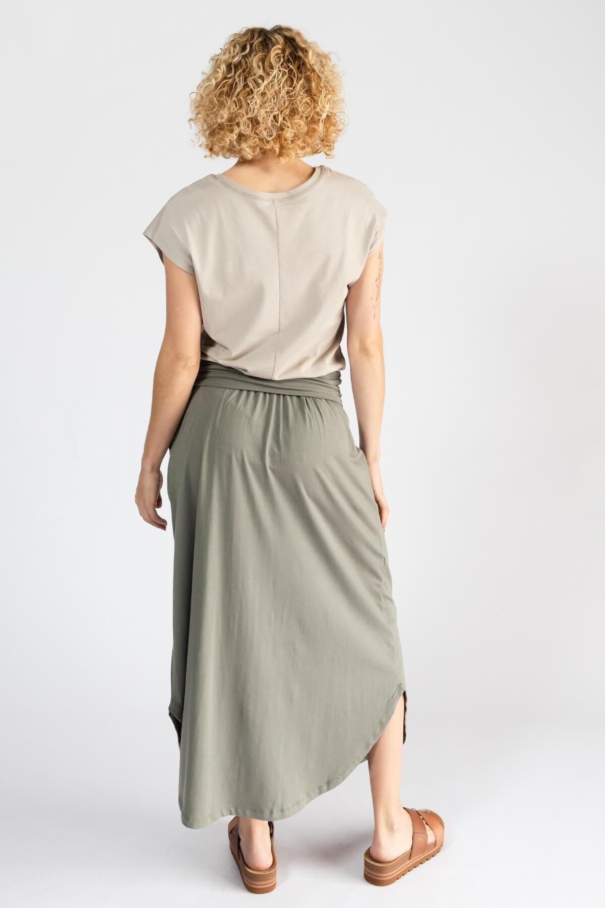 Surya Organic Cotton Madrid Skirt - rear view