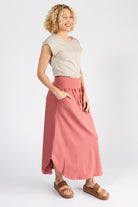 Surya Ethical Organic Cotton Madrid Skirt - turn down waistband