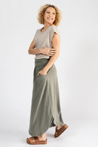 Surya Organic Cotton Madrid Skirt - turn down waist