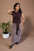 Surya Ethical Organic Madrid Skirt - on location in Huskisson