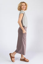 Surya Organic Cotton Cropped Pants - right side view