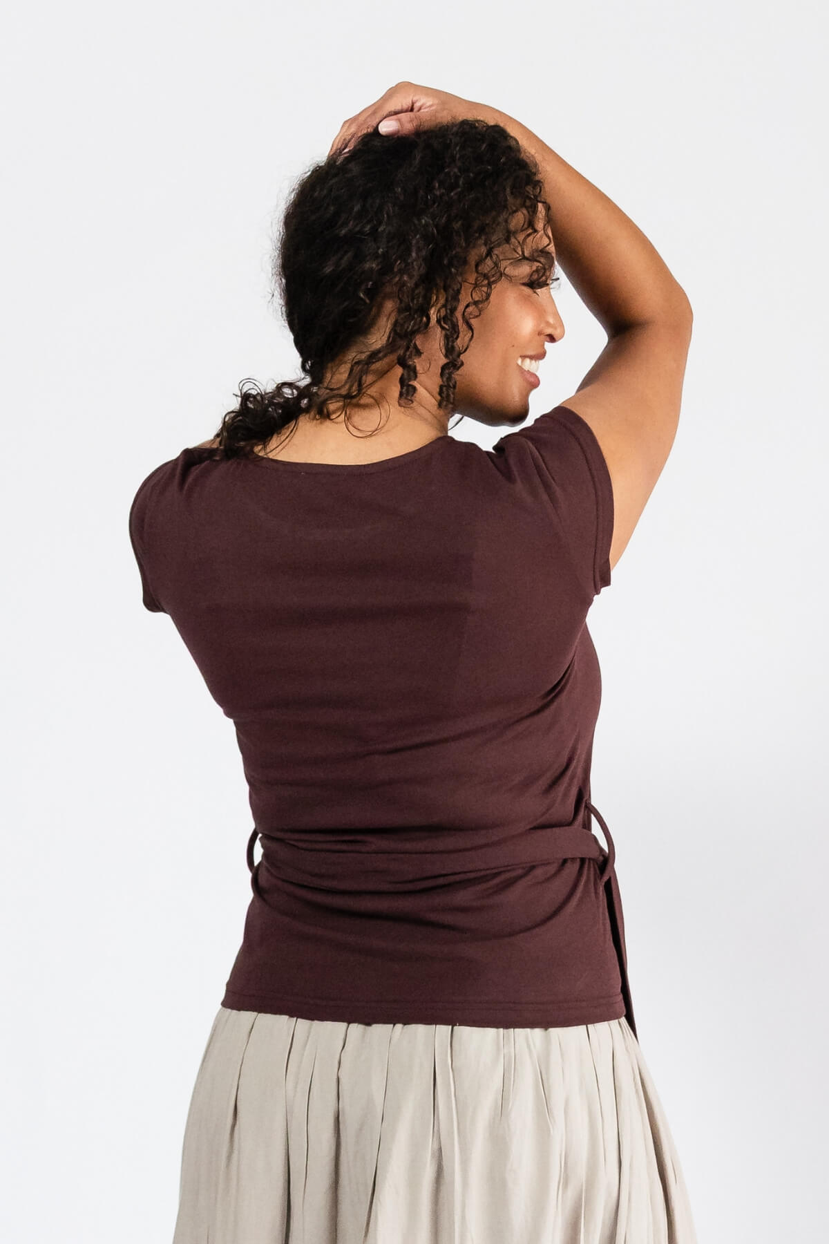 Surya Organic Cotton Amari Top - rear view