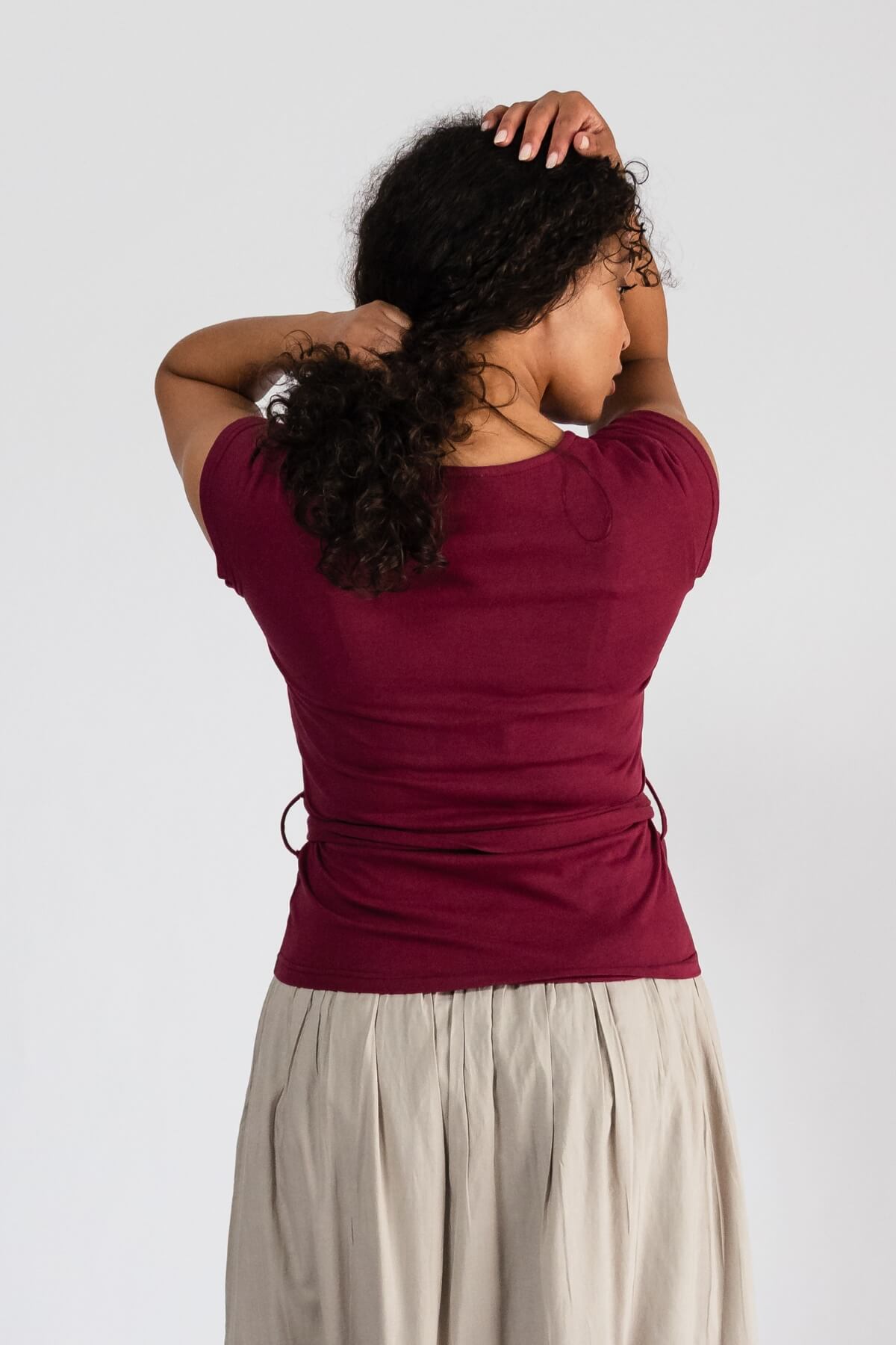 Surya Organic Cotton Amari Top - rear view