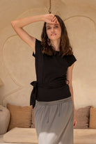 Surya Organic Cotton Amari Top - on location in Bali