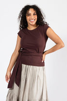 Surya Organic Cotton Amari Top - with tie at waistband