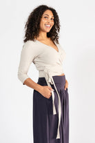 Surya Ethical Organic Wrap Top - with long side tie
