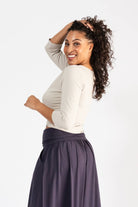 Surya Ethical Organic Wrap Top - left side view