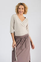 Surya Ethical Organic Wrap Top - relaxed fir top