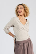 Surya Organic Wrap Top - ethically made in Nepal