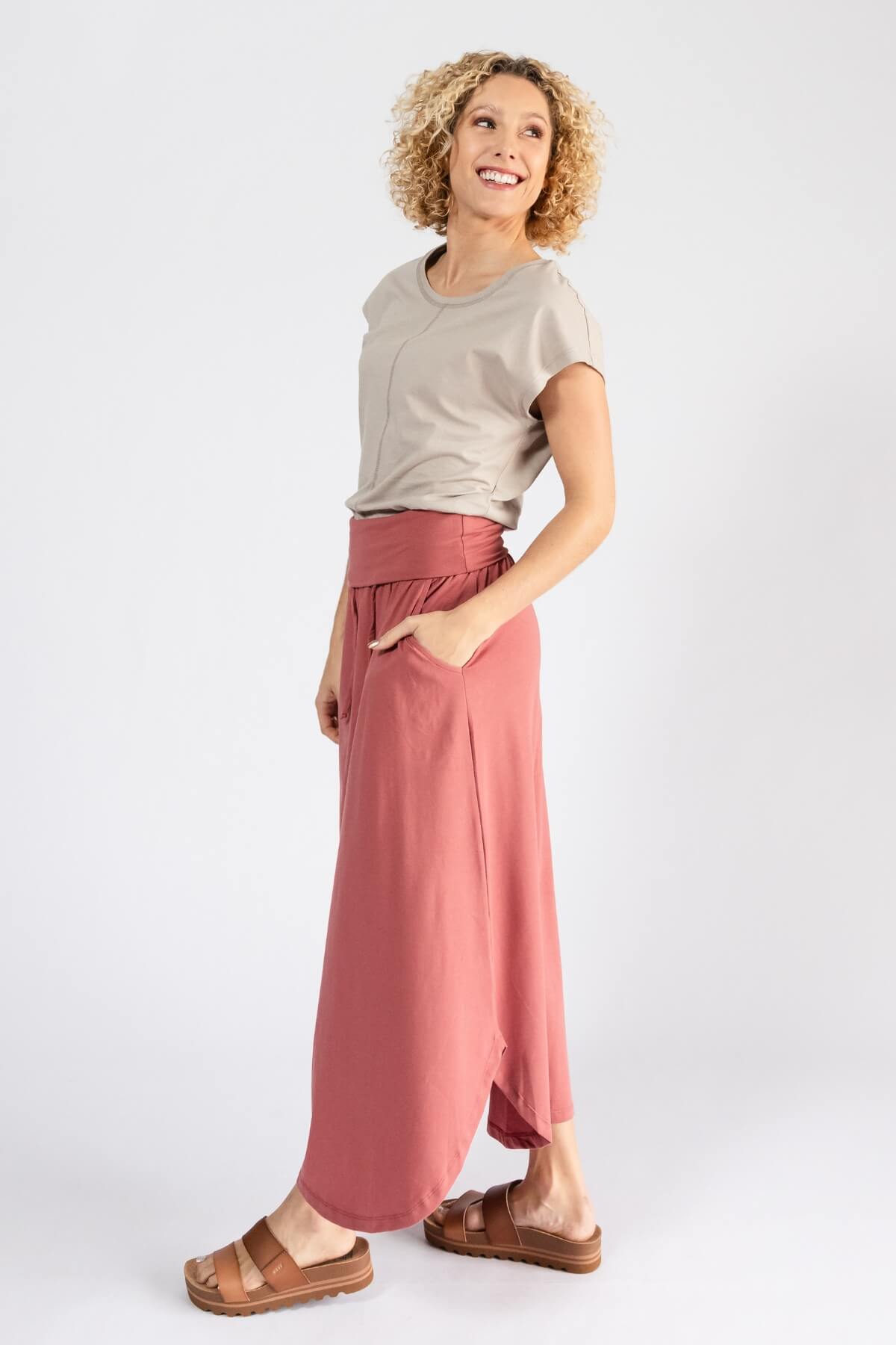 Surya Ethical Organic Cotton Madrid Skirt - left side view
