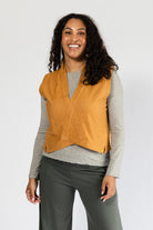 Surya Ethical Organic Cotton Vest - Mustard Yellow