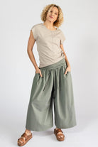 Surya Organic Cotton Palazzo Pants for Women - made in Nepal