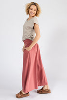 Surya Organic Cotton Palazzo Pants - left side view