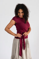 Surya Organic Cotton Amari Top - with waist tie