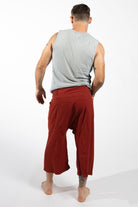 Surya Cotton Short Fisherman Pants for Men - rear view