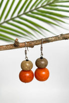 Surya Polymer Clay Jewellery from Nepal - Spice earrings