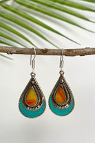 Surya Ethical Handmade Tibetan Earrings - Indra