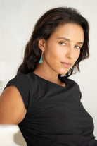 Surya Ethical Tibetan Earrings made in Nepal - Riya