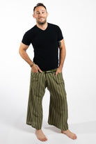 Surya Thai Cotton Fishermen Pants for Men - one size fits most pants
