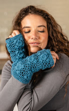 Surya Australia Woolen Hand warmers from Nepal - Cobalt