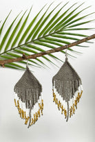 Surya Ethical Handmade Beaded Earrings - made in Nepal