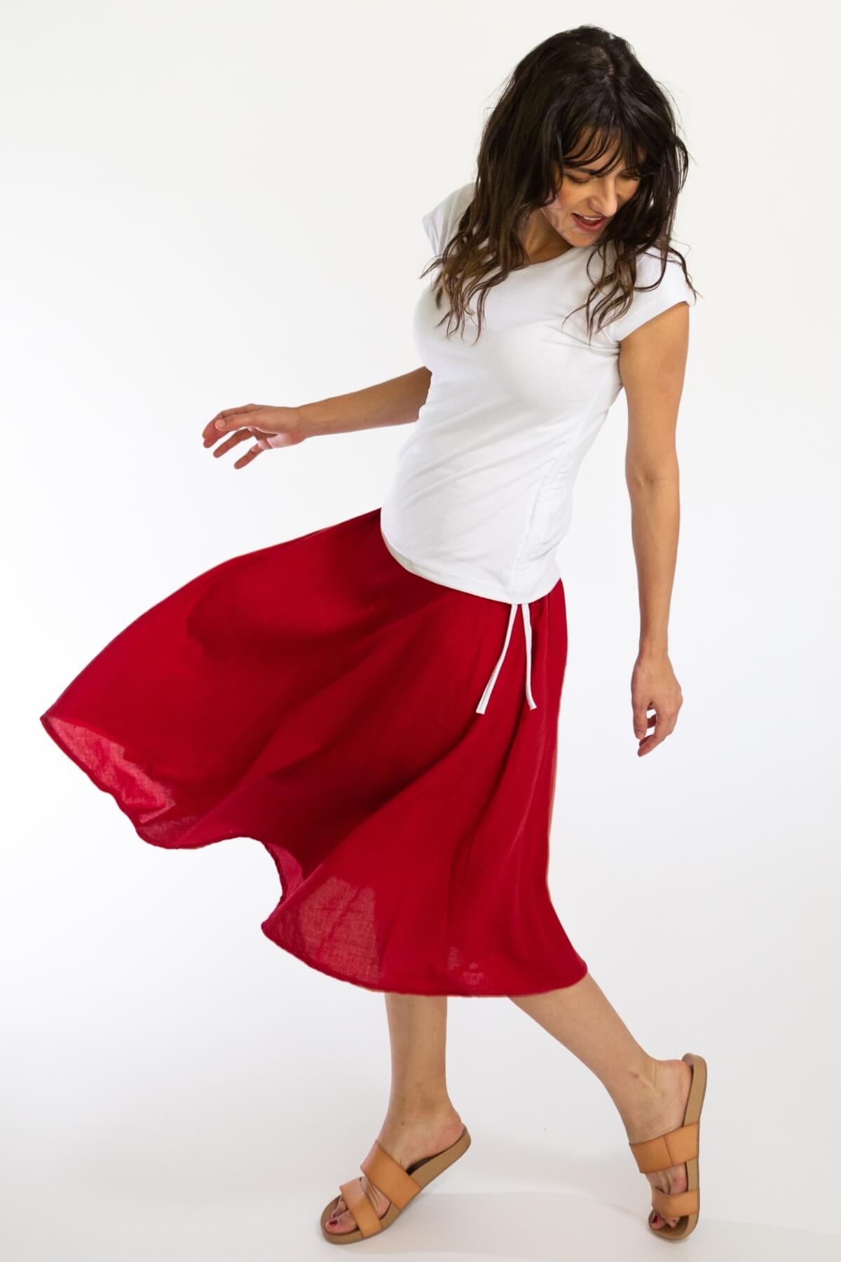Ethically made cotton Rosa skirt