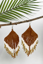 Surya Ethical Handmade Beaded Earrings - made in Nepal