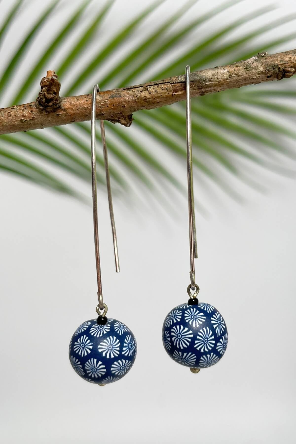 Samunnat Ethical Polymer Clay Earrings made in Nepal - Handmade jewellery