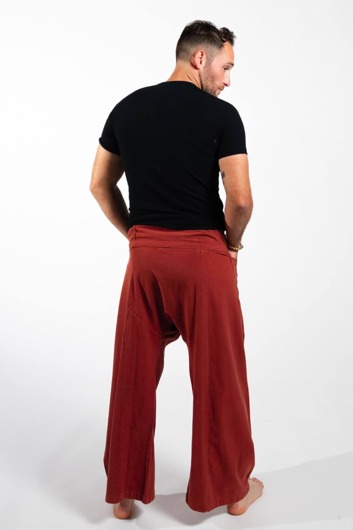 Surya Thai Fisherman Pants for Men - rear view