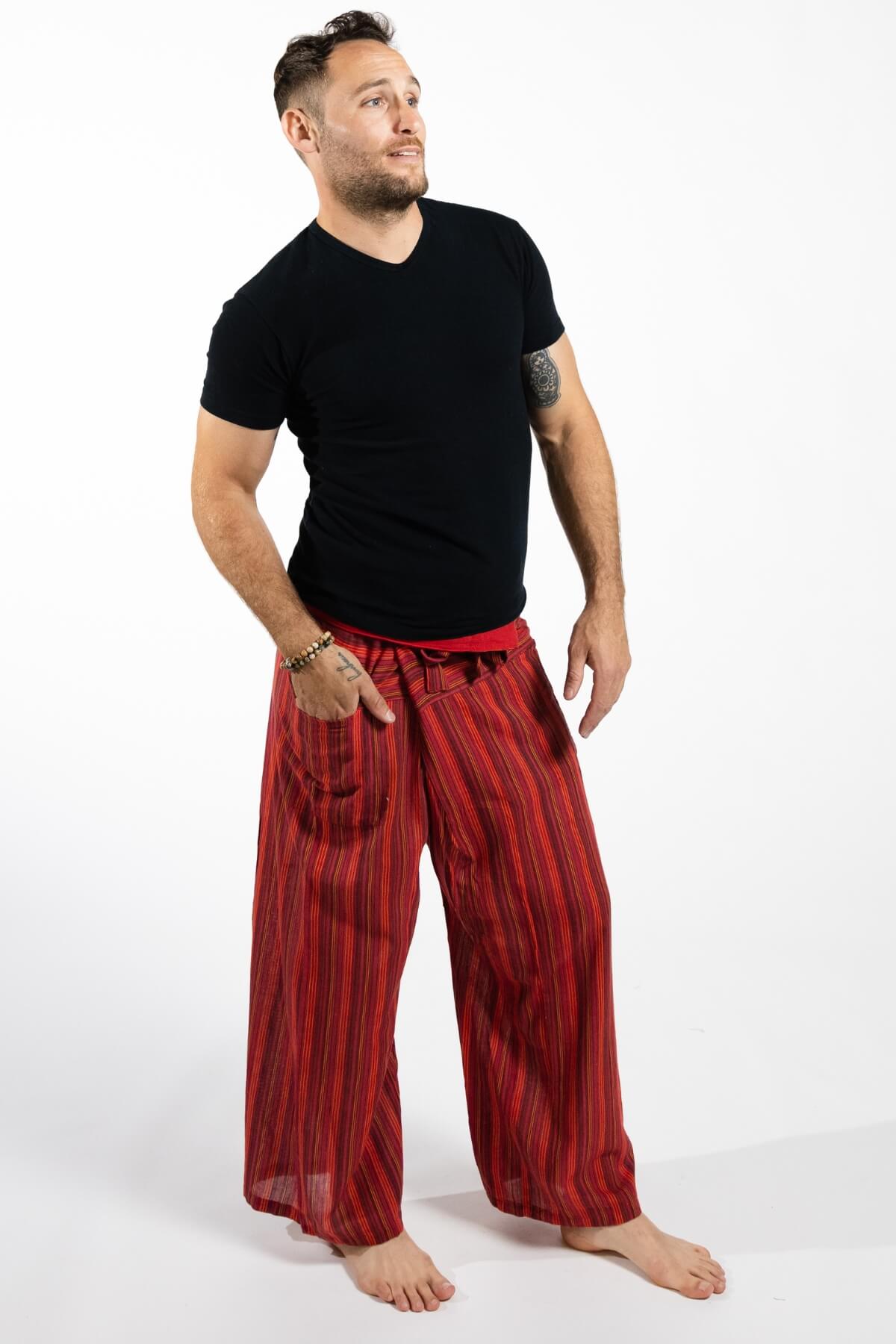 Cotton Thai Fishermen Pants for Men - ethically made pants