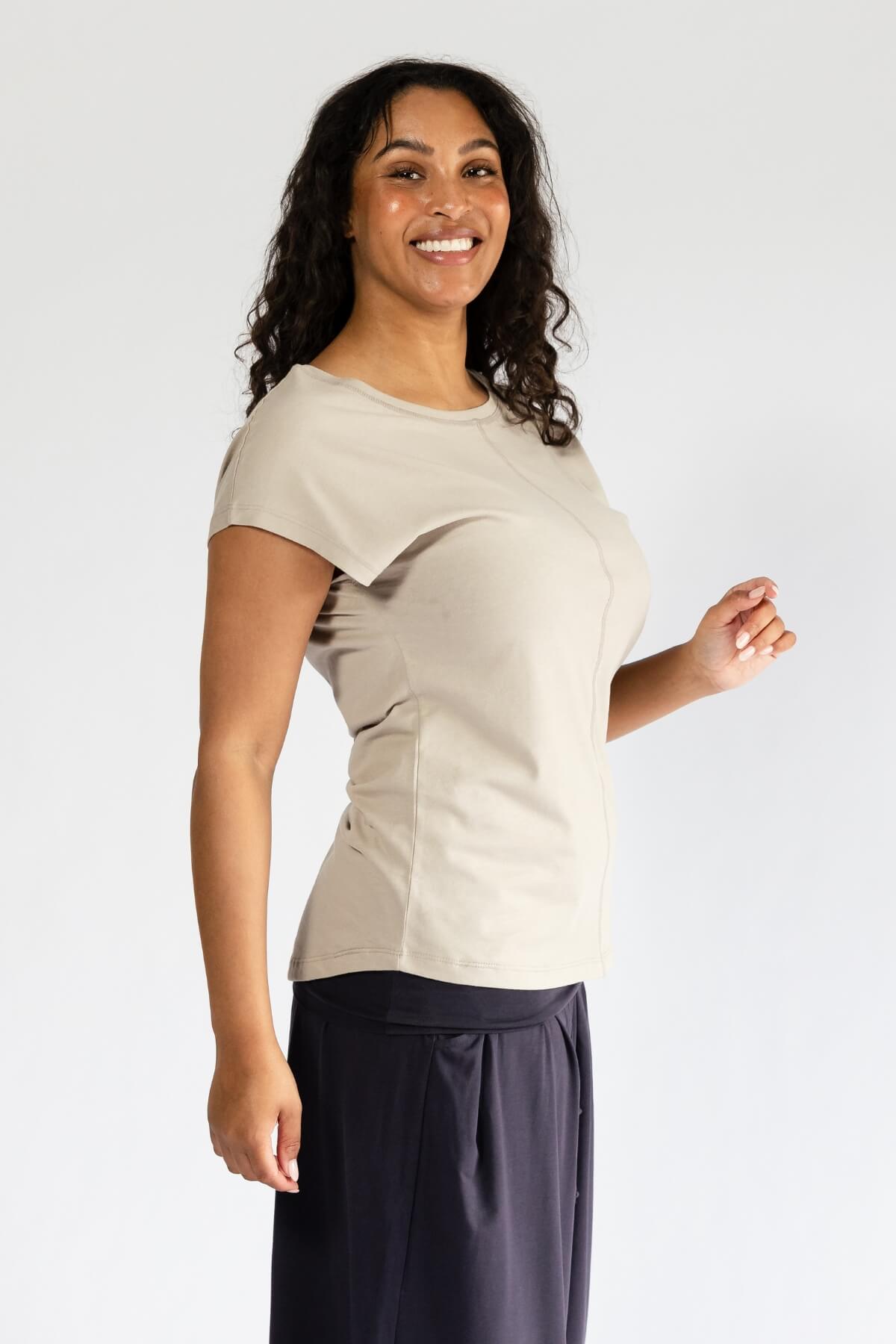 Surya Everyday Basic Organic Cotton Top for Women - right side view