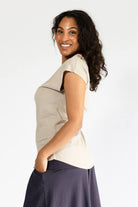 Surya Everyday Basic Organic Cotton Top for Women - left side view