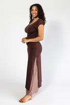 Surya Organic Cotton Dress made in Nepal - left side view