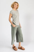 Surya Organic Cotton Cropped Freedom Pants - three quarter length pants