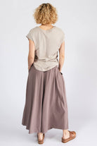 Surya Organic Cotton Palazzo Pants - rear view