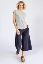 Surya Organic Cotton Cropped Pants - three quarter length