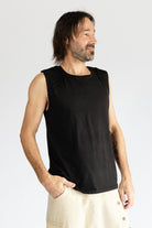 Surya Organic Singlet Tops for Men - right side view