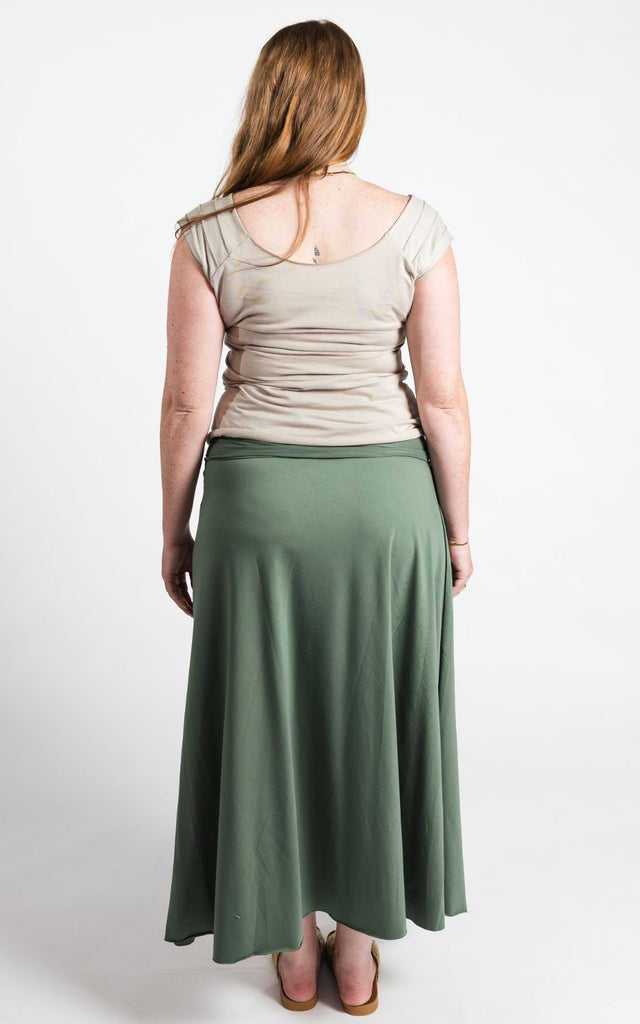 Surya Australia Ethical Organic Cotton Skirt made in Nepal - Ocean