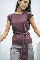 Surya Organic Cotton Amari Top - round neckline