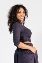 Surya Ethical Organic Wrap Top - right side view