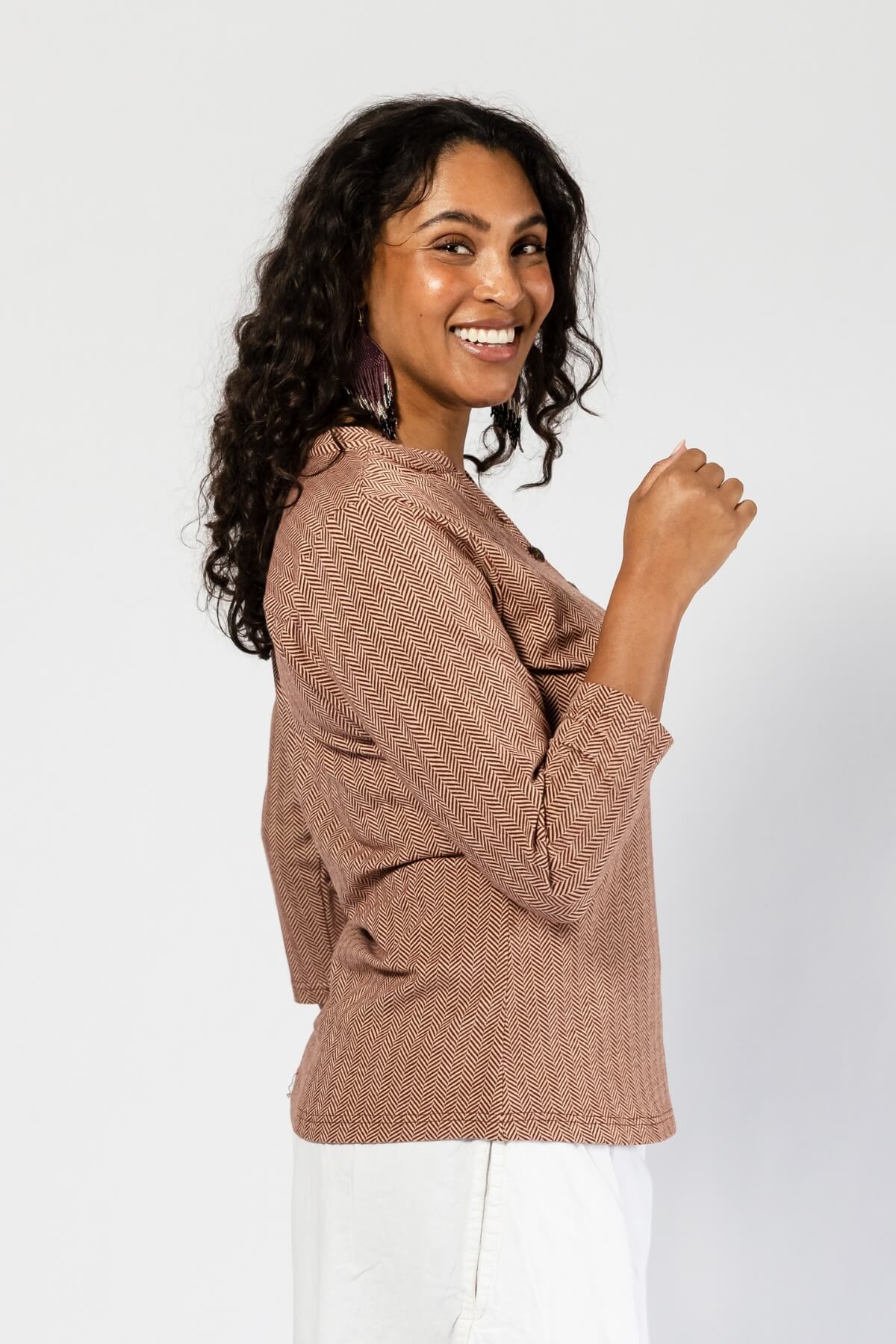 Surya Organic Cotton Top for Women - right side view