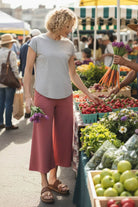 Surya Organic Cotton Cropped Freedom Pants for Women