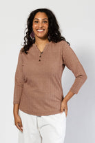 Surya Organic Cotton Top for Women - organic jacquard fabric